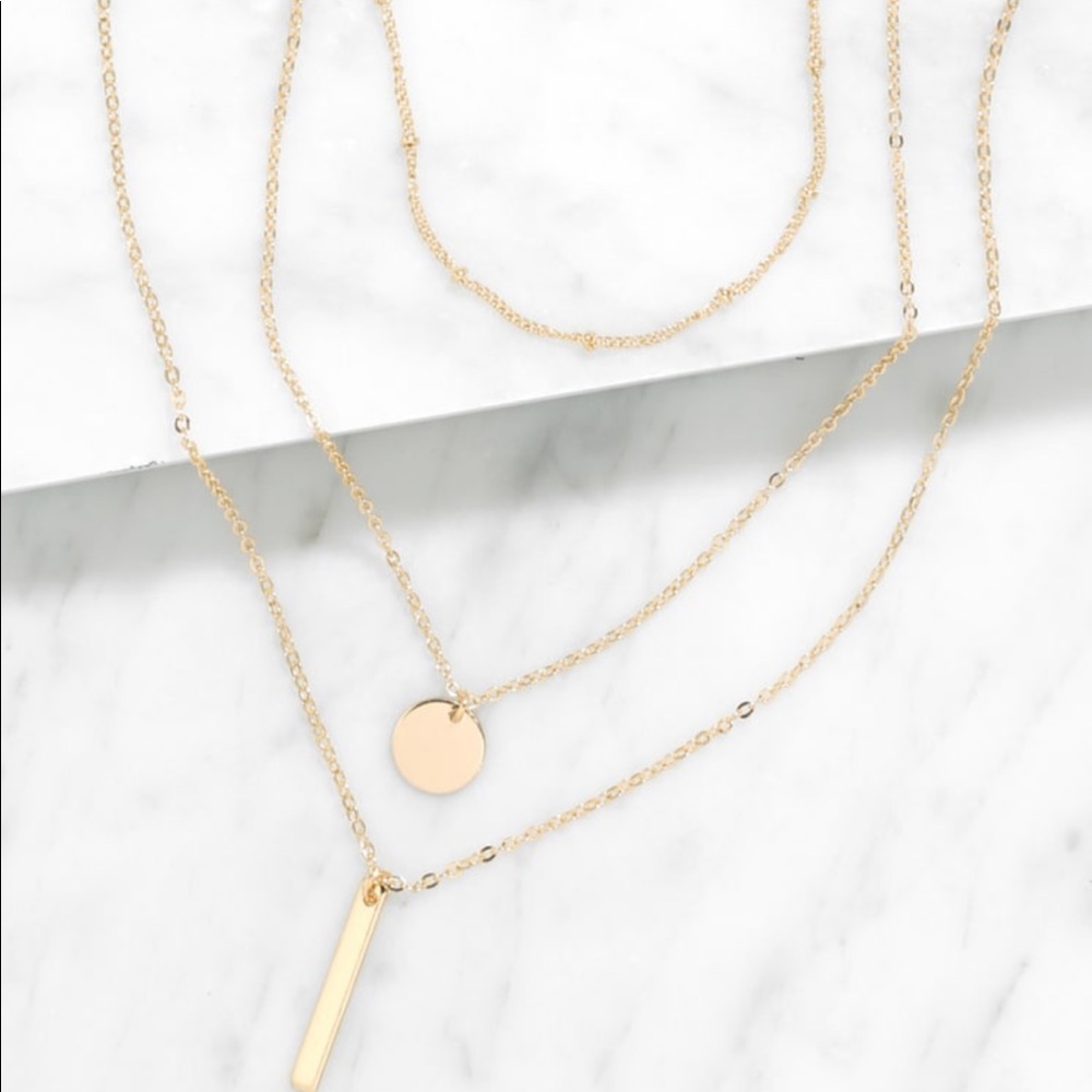 Gold Layered Necklace ✨